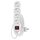 Prodlužovací kabel 3 m / 4 zásuvky / s vypínačem / bílý / PVC / 1 mm2