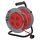 Prodlužovací kabel na cívce 25 m / 4 zásuvky / černý / PVC / 230 V / 1,5 mm2