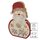 LED dekorácia drevená – Santa, 30 cm, 2x AAA, vnútorná, teplá biela, časovač