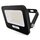 LED reflektor GLARO 20W, čierny, IP65, 2000 lm, neutrálna biela