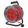 Prodlužovací kabel na cívce 25 m / 4 zásuvky / černý / PVC / 230 V / 1,5 mm2