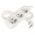 Prodlužovací kabel 3 m / 3 zásuvky / bílý / PVC / 1 mm2
