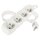 Prodlužovací kabel 1,5 m / 4 zásuvky / bílý / PVC / 1 mm2