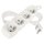 Prodlužovací kabel 2 m / 4 zásuvky / bílý / PVC / 1 mm2