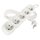 Prodlužovací kabel 3 m / 5 zásuvek / bílý / PVC / 1 mm2