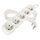 Prodlužovací kabel 5 m / 5 zásuvek / bílý / PVC / 1,5 mm2