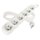 Prodlužovací kabel 3 m / 6 zásuvek / bílý / PVC / 1 mm2
