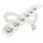 Prodlužovací kabel 5 m / 6 zásuvek / bílý / PVC / 1 mm2