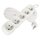 Prodlužovací kabel 10 m / 5 zásuvek / bílý / PVC / 1 mm2