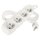 Predlžovací kábel 3 m / 4 zásuvky / biely / PVC / 1,5 mm2