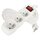 Prodlužovací kabel 10 m / 3 zásuvky / s vypínačem / bílý / PVC / 1 mm2