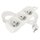 Prodlužovací kabel 5 m / 3 zásuvky / bílý / PVC / 1,5 mm2