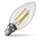 LED žiarovka Filament sviečka A CLASS/ E14 / 3,8 W (60 W) / 806 lm / Teplá biela