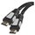 Vysokorychlostní kabel HDMI 2.0 eth.A vidlice-A vidlice 1,5 m nylonový