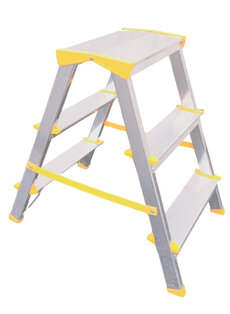 Obojstranné schodíky hliníkové 963 s integrovaným pántom HOBBY