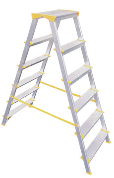 Obojstranné schodíky hliníkové 966 s integrovaným pántom HOBBY