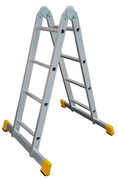 Hliníkový rebrík dvojdielny kĺbový 4204 PROFI PLUS