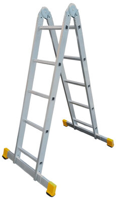 Hliníkový rebrík dvojdielny kĺbový 4205 PROFI PLUS