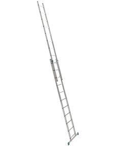 Hliníkový rebrík dvojdielny výsuvný 7211* PROFI
