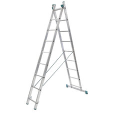 Hliníkový rebrík dvojdielny univerzálny 7509 PROFI