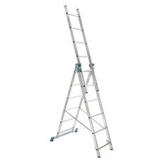 Hliníkový rebrík trojdielny univerzálny 7606 PROFI