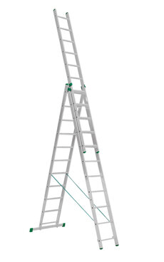 Hliníkový rebrík trojdielny univerzálny 7611* PROFI