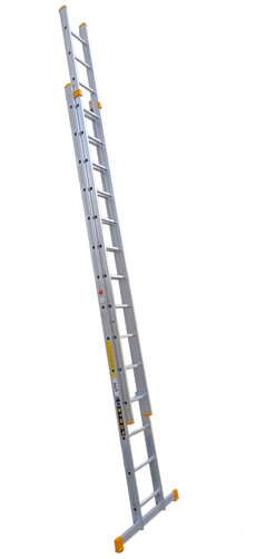 Hliníkový rebrík dvojdielny výsuvný 8214* PROFI PLUS