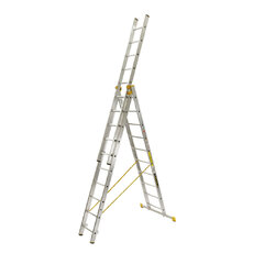 Hliníkový rebrík trojdielny univerzálny 8610 PROFI PLUS