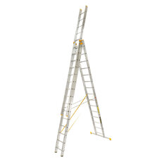 Hliníkový rebrík trojdielny univerzálny 8615* PROFI PLUS