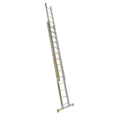 Hliníkový rebrík dvojdielny výsuvný rozšírená verzia 8718* PROFI PLUS