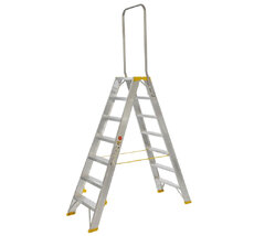 Schodíky obojstranné hliníkové s madlom 9417 PROFI PLUS