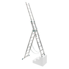 Rebrík trojdielny univerzálny s úpravou na schody 7809 PROFI