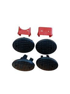 Plastové pätky Hailo do záhrady