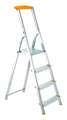 Schodíky jednostranné hliníkové s poličkou 1944 HOBBY