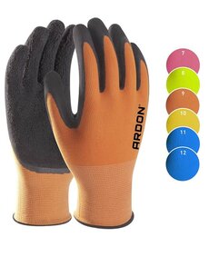Máčané rukavice ARDON®PETRAX 06/XS - s predajnou etiketou - blankytné