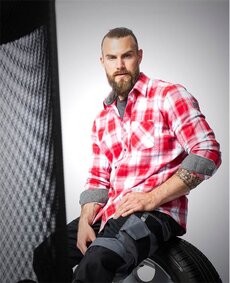 Košeľa ARDON®OPTIFLANNELS červená L