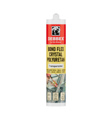 Den Braven - BOND FLEX CRYSTAL polyuretan, kartuše, 300 ml, transparentní