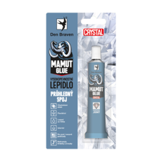 Den Braven - MAMUT GLUE Crystal, tuba v blistru, 25 ml, průhledná