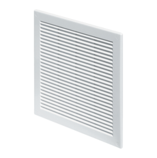 Den Braven Mriežka vetracia so sieťovinou 300 × 300 mm biela