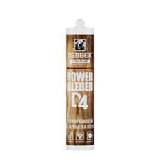 Den Braven - POWER KLEBER , kartuše, 300 ml, béžová barva