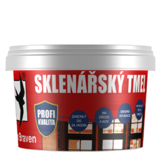 Den Braven - Sklenářský tmel, kelímek, 500 g, béžový