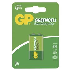 Zinko-chloridová baterie GP Greencell 6F22 (9V)