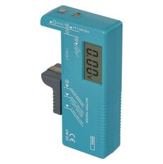 Univerzální tester baterií (AA, AAA, C, D, 9V, knoflíkové)