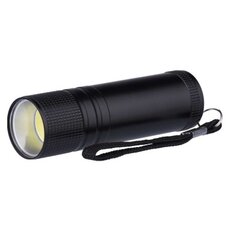 Ruční kovová svítilna COB LED P3894, 100 lm, 3× AAA