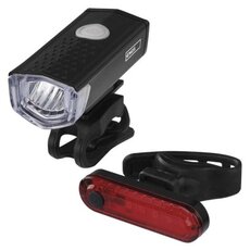 LED přední + zadní dobíjecí světlo na kolo P3923, 90 lm
