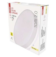 LED svítidlo TORI, kulaté bílé 15W teplá bílá, IP54