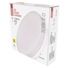 LED svítidlo TORI, kulaté bílé 15W neutrální bílá, IP54