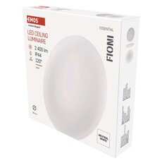 LED prisadené svietidlo FIONI, kruhové biele 24W, IP44, neutrálna biela
