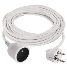 Prodlužovací kabel 10 m / 1 zásuvka / bílá / PVC / 1 mm2