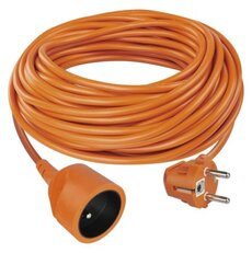 Prodlužovací kabel 30 m / 1 zásuvka / oranžová / PVC / 250 V / 1,5 mm2